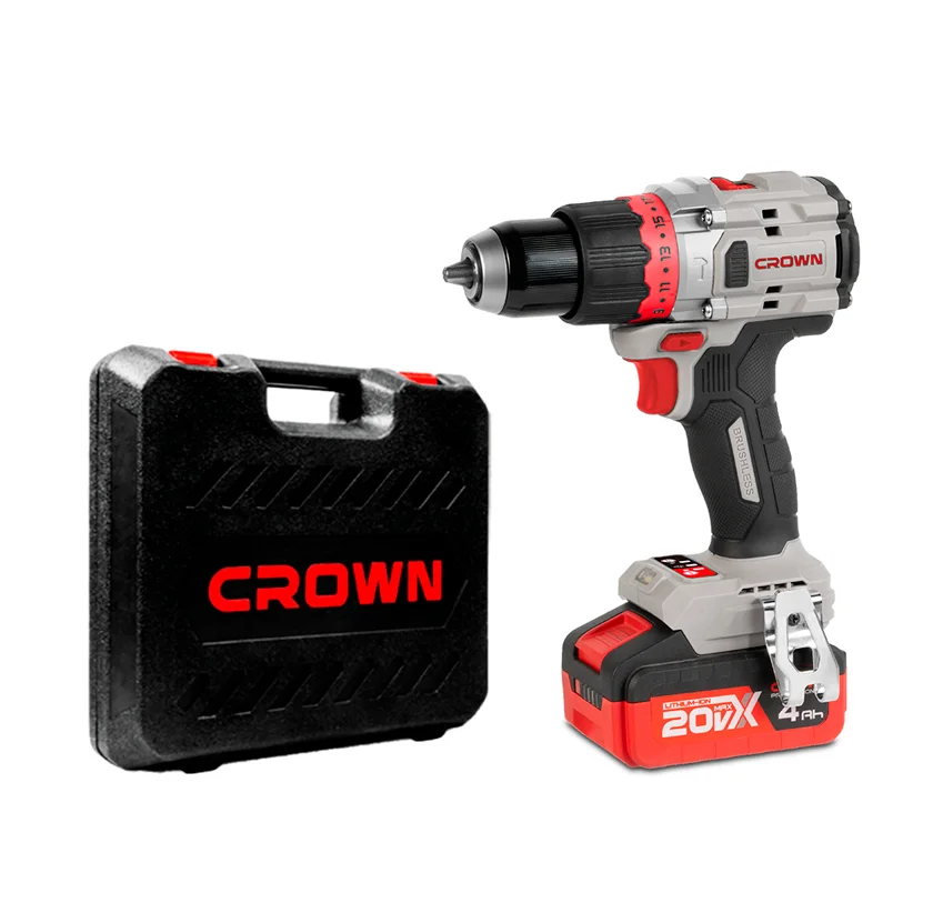 Дрель-шуруповерт ударная аккумуляторная BL CROWN CT21127HMX-4 BMC