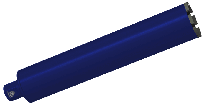 Алмазная коронка Diamond Hit DH-D525 Ø092/0450.08.1¼ предназначена для работы  с микроударом,  в сухую (без подачи СОЖ)