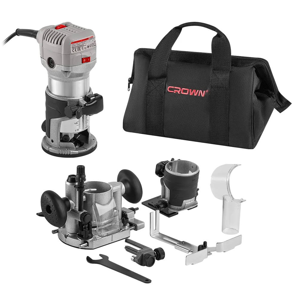 Фрезер кромочный CROWN CT11023S