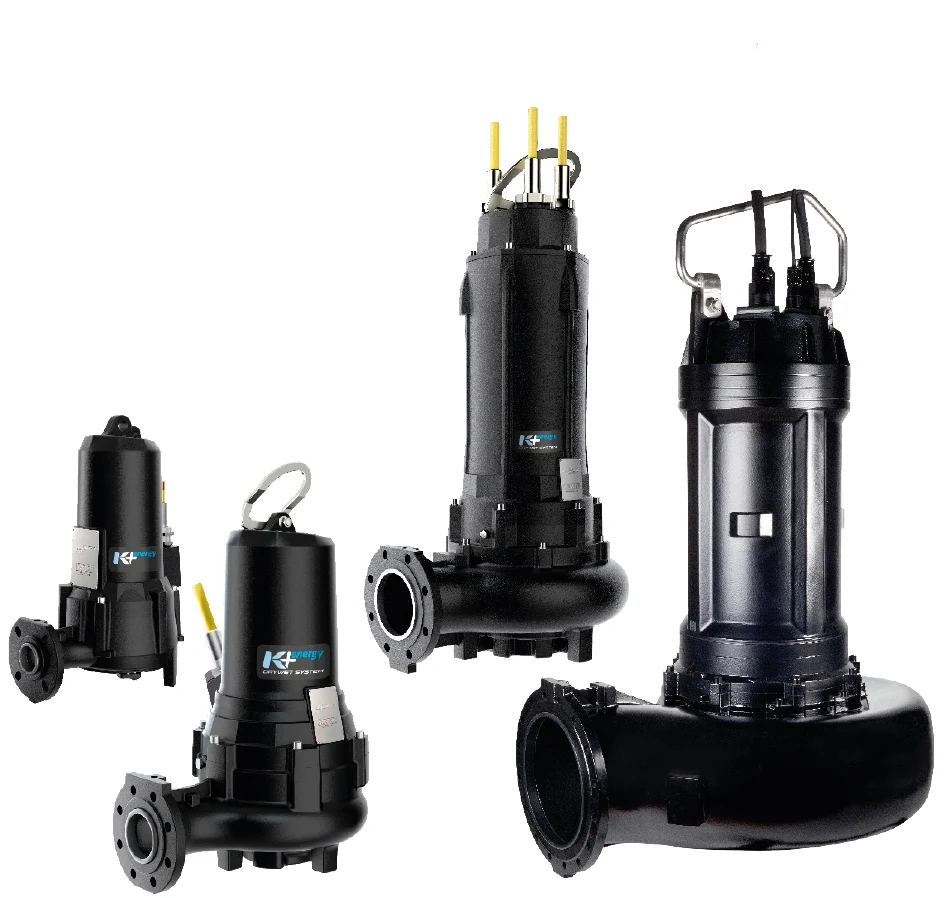 Погружные канализационные электронасосы Серия K+ Energy DN 40 ÷ DN 350