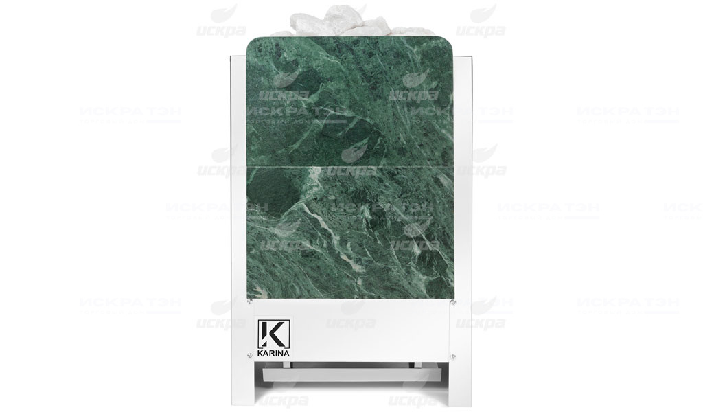 ФОТО - Электрокаменка Karina TETRA 10 кВт 380В в камне змеевик вертикальный