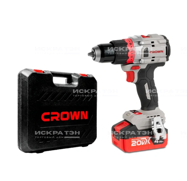 ФОТО - Дрель-шуруповерт ударная аккумуляторная BL CROWN CT21127HMX-4 BMC