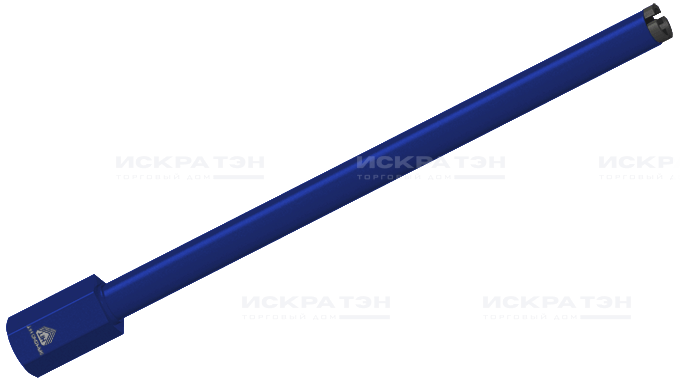 ФОТО - Алмазная коронка Diamond Hit DH525 25 мм DH-D525 Ø025/0450.03.1¼ предназначена для работы  с микроударом,  в сухую (без подачи СОЖ)
